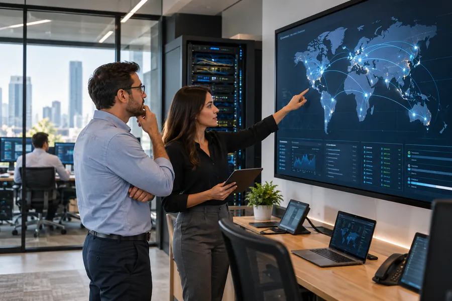 Sucursales y múltiples ubicaciones – Redes y Telecomunicaciones
